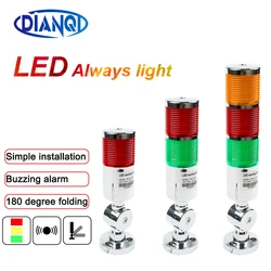 12V 24V güvenlik yığını lamba kırmızı yeşil LED endüstriyel kule sinyal ışığı LTA şerit gösterge ışığı her zaman ışık ortak anot