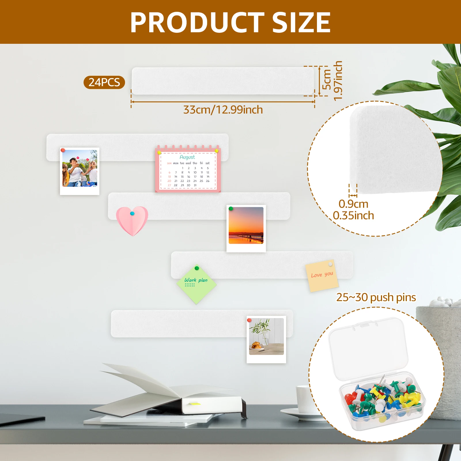 24 قطعة ورأى ذاتية اللصق لوحة إبرية متعددة الأغراض نشرة لوح قطاع لتقوم بها بنفسك عرض الصور ورأى مجلس لمكتب المدرسة ديكور المنزل