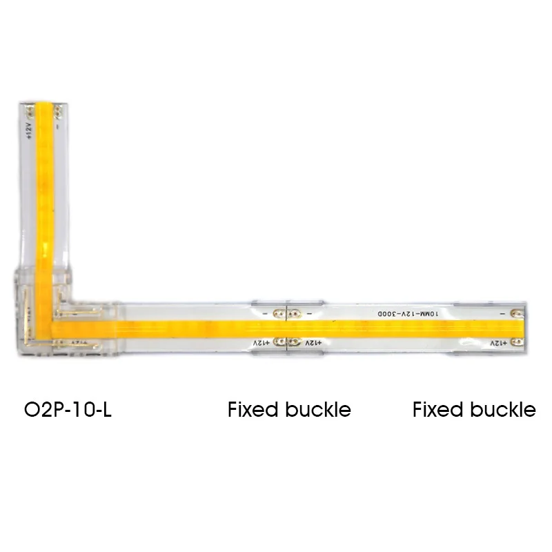 COB Mini Led Light Strip Wire Connectors 2 3 4 Pin Connection Solderless FCOB RGB CCT 5 8 10mm LED Strip To Strip Wire Connector