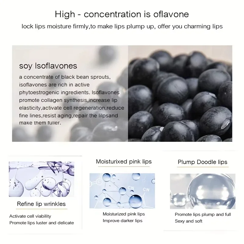 Ekstremalnie nawilżający błyszczyk powiększający usta - Odżywcza formuła z olejkami mineralnymi, płynny makijaż powiększający usta, pełne usta.