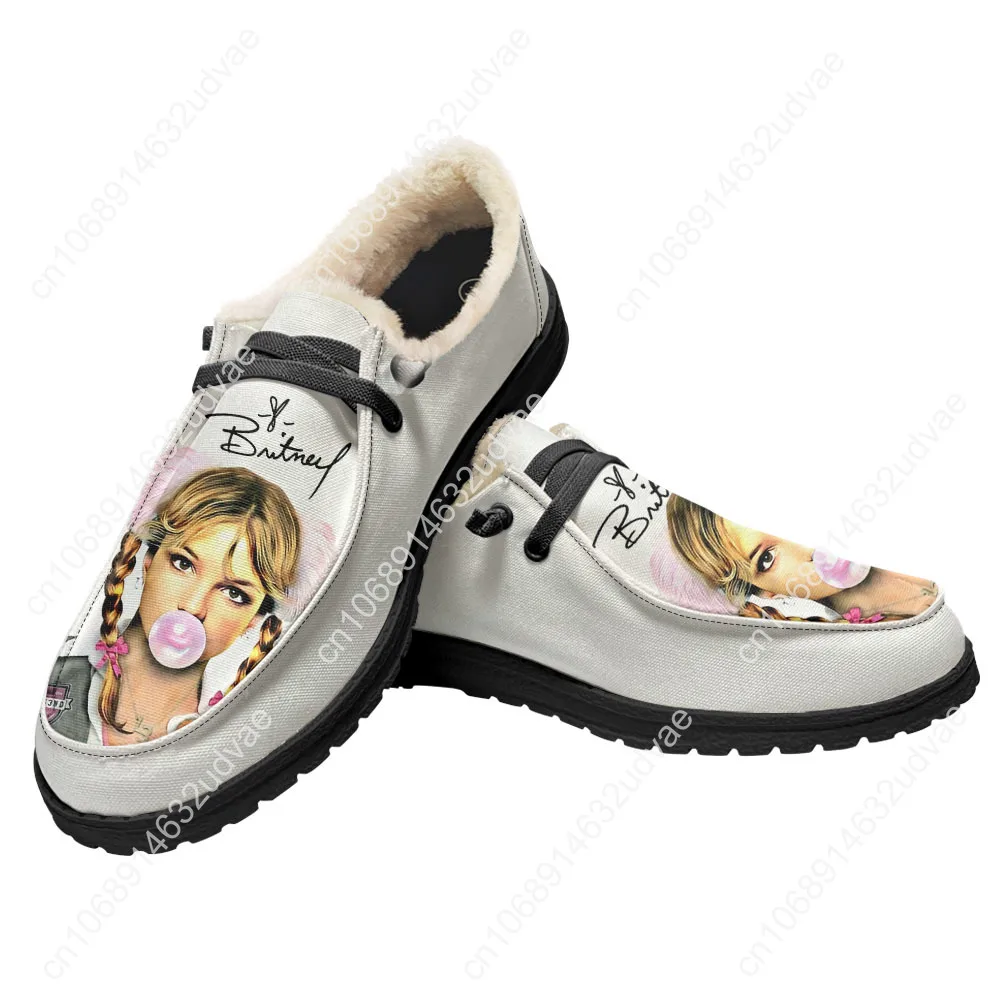 B-Britneys S-Spears Casual Shoes Plush Flat Shoe Men Woman Breathable Casual Outdoor Lightweight Footwear Custom Made Shoe