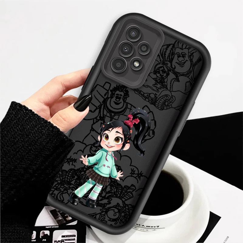 Wreck It Ralph Cartoon Disney For Samsung A73 A71 A54 A53 A52 A51 A33 A32 A21S A14 A13 A12 A03 A04 A05 5G Eye Ladder Back