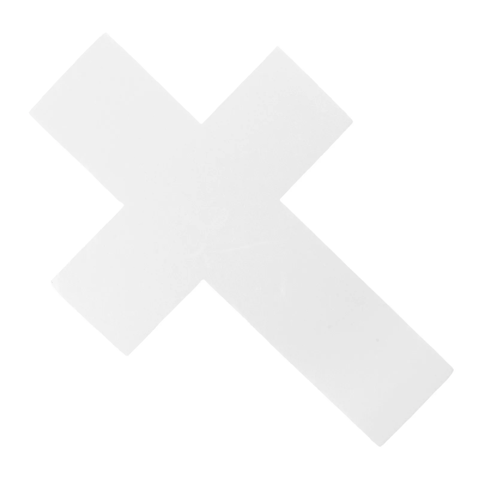 Unfinished White Polystyrene Foam Cross for DIY Craft, Holy Communion & Party Decoration, Smooth Surface
