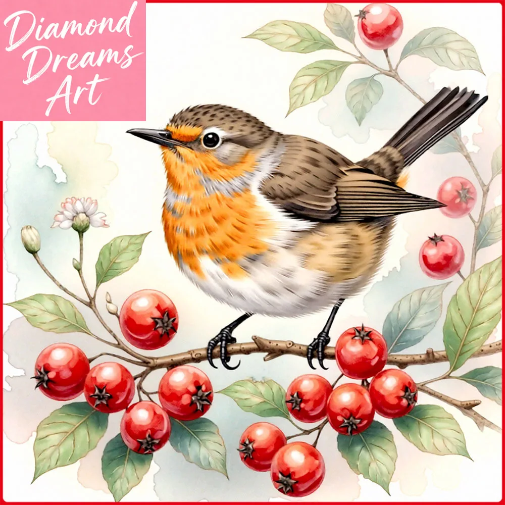 

Frameless, New Arrivals 2025 Diamond Painting Bird Diamond Mosaic Animal Complete Kit Decorative Paintings