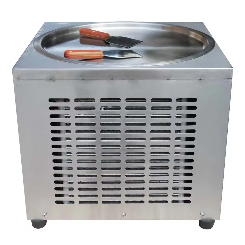 Friteuse à crème glacée commerciale 800 watts en acier inoxydable