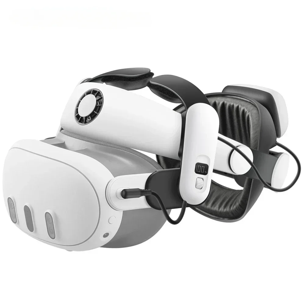 BBBOVR S3 Pro Super Strap VR Accessories Compatible with Meta Quest 3S Head Air Conditioning  Hot-swappable Battery Pack