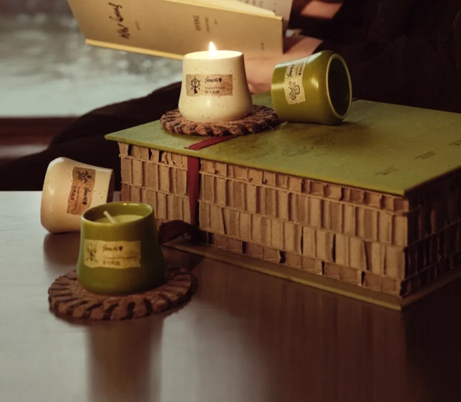 

KWAGHN88ZG Scented candle set - fragrance gift box - suitable for home use - long-lasting birthday gift