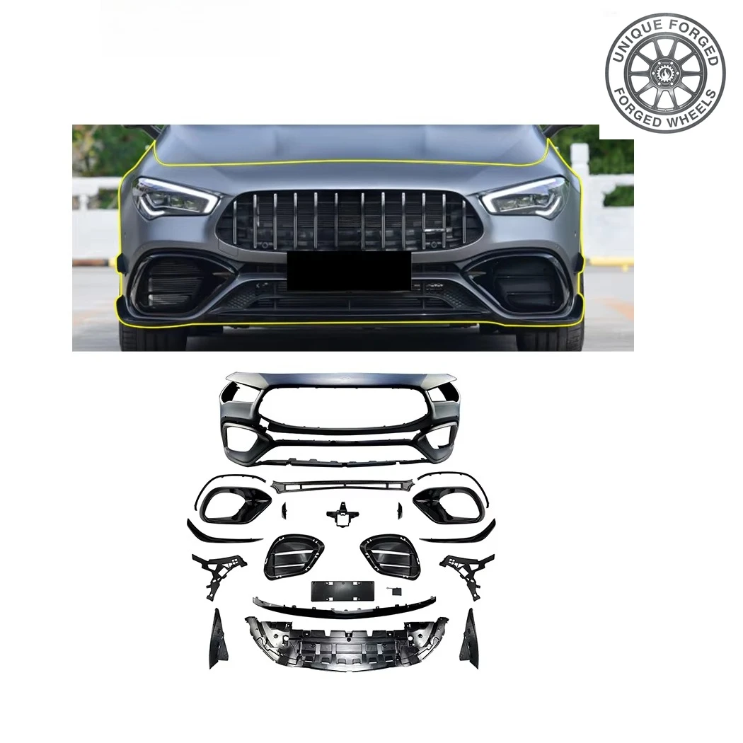 

Front Bumper Body Kits C118 CLA45S Bumper for CLA Class C118 2020+