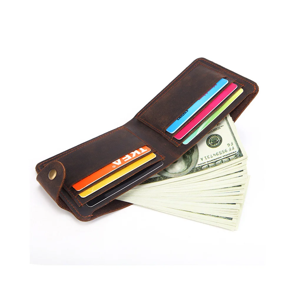 الرجال المحفظة سستة زر تصميم دائم خمر بطاقة الأعمال النقدية محفظة نسائية للعملات المعدنية متعددة الوظائف الرجال حامل بطاقات الائتمان