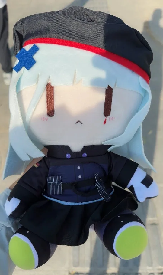 In Stock Original Girls Frontline 2: Exilium HK416 Stuffed 25cm Plushie Doll Clothes Anime Game Ornament Toy Gift Cosplay Costum