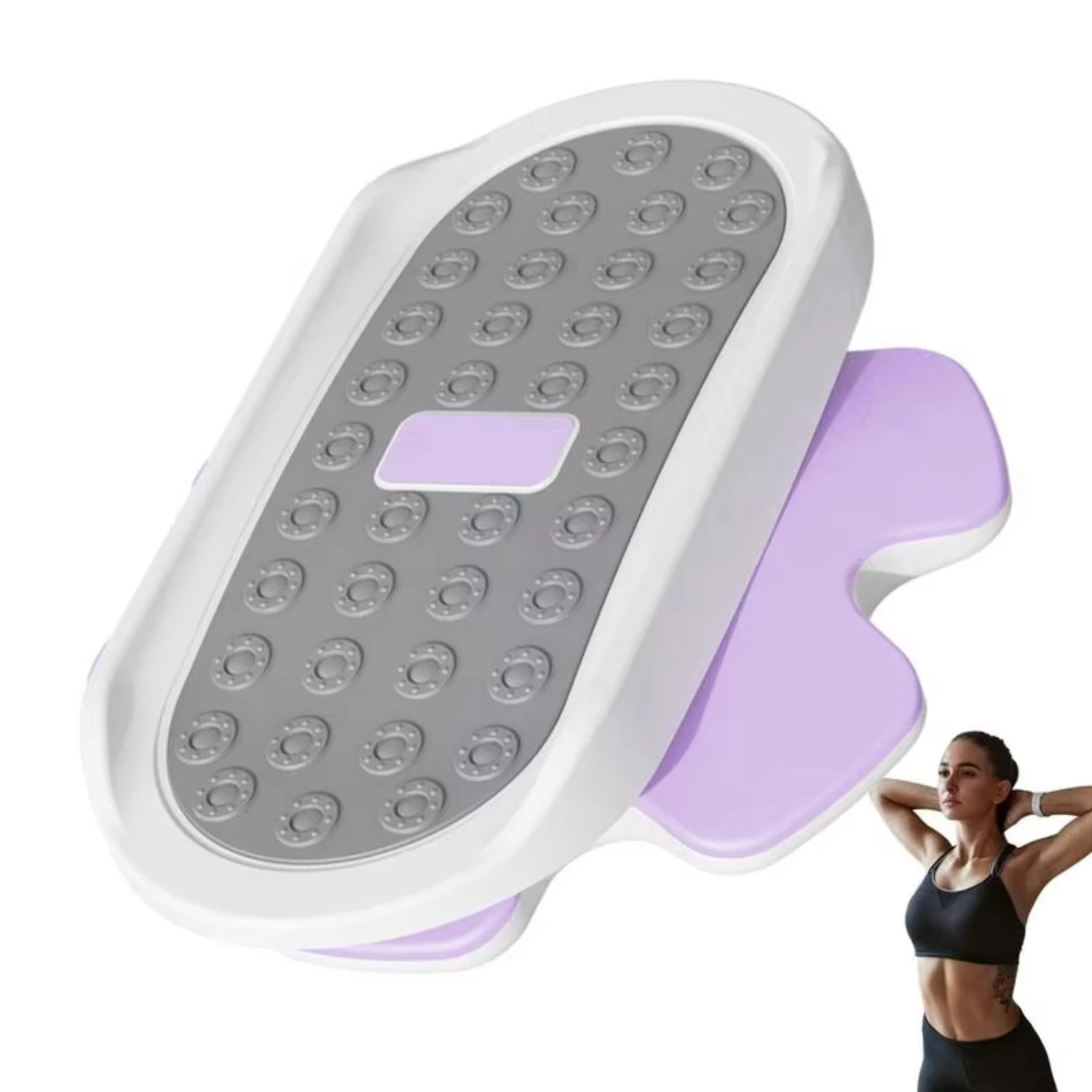 

Waist Twisting Board 2pcs Silent Twisting Disk With Soft Pedal Split Type Fitness Equipment Weight Loss Weight Loss Artifact