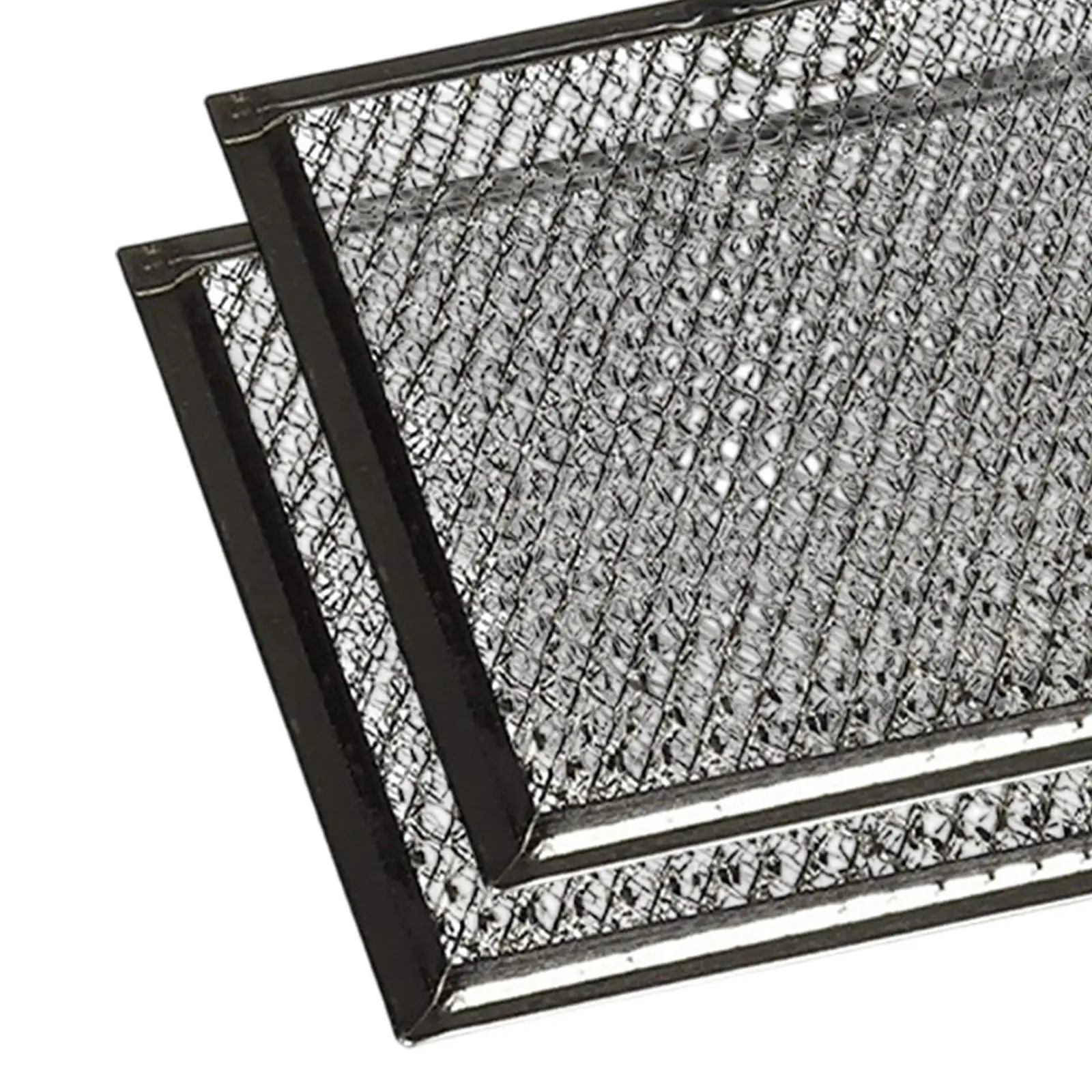 2Pcs Microwave Oven Grease Filter Mesh Screen Parts Filtration over The Range Filter Accessories Replace for Home Cookware