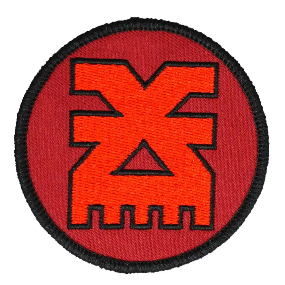 Khornate Warcry Khorne embroidery patch Hook & Loop Sew on Embroidery Military Badge