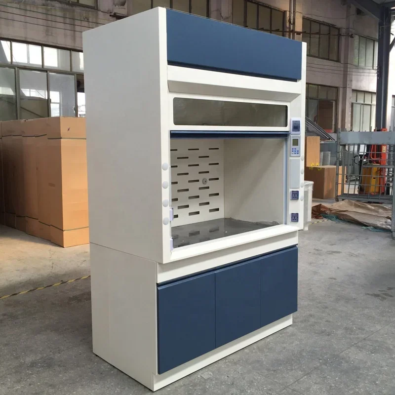 خزانة دخان للمختبر الكيميائي المقاوم للحمض/غطاء دخان فولاذي #6