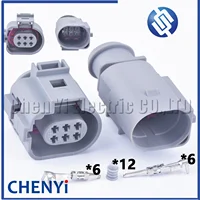 Válvula EGR automotriz impermeable, Conector de enchufe automático, 6 pines, 1,5mm, 1J0973713G, 1J0, 973, 713G, 4212, 1200, 42121200, 4G0973813B