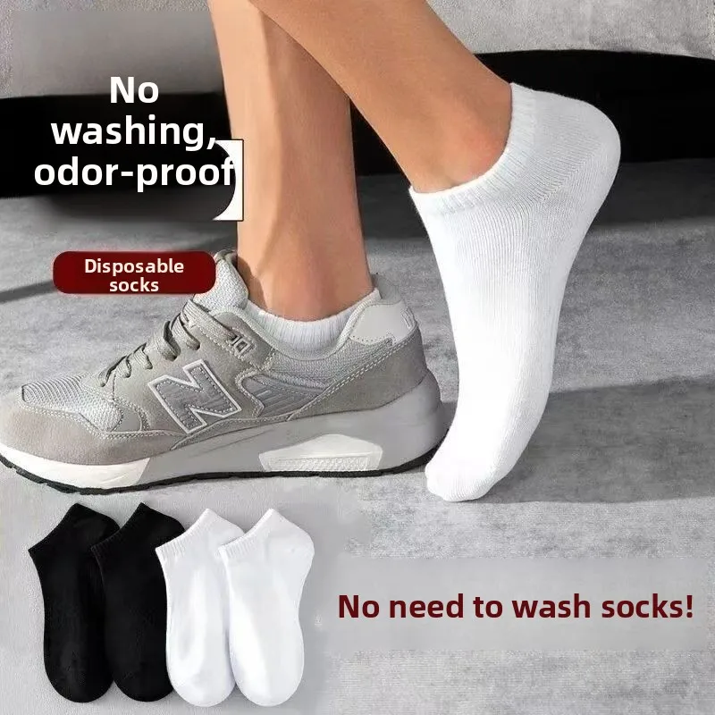Cheap Men's Breathable Socks Spring Summer Sports Short Socks Anti-Odor Absorbent Versatile Affordable Couple's Socks