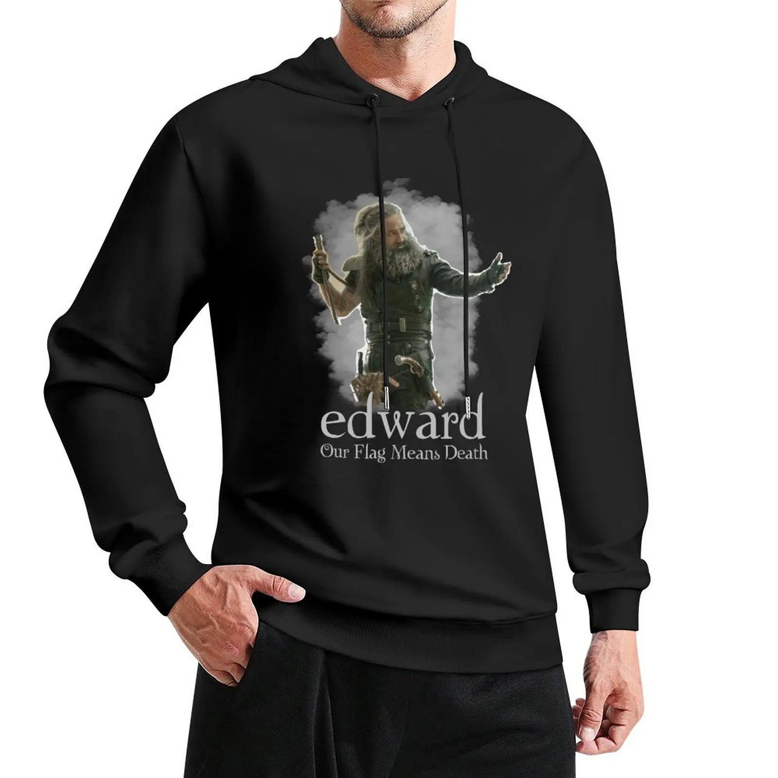 Team Edward (Blackbeard OFMD) Pullover Hoodie anime clothes men's coat fashion men men clothes new in hoodies & sweat-shirt