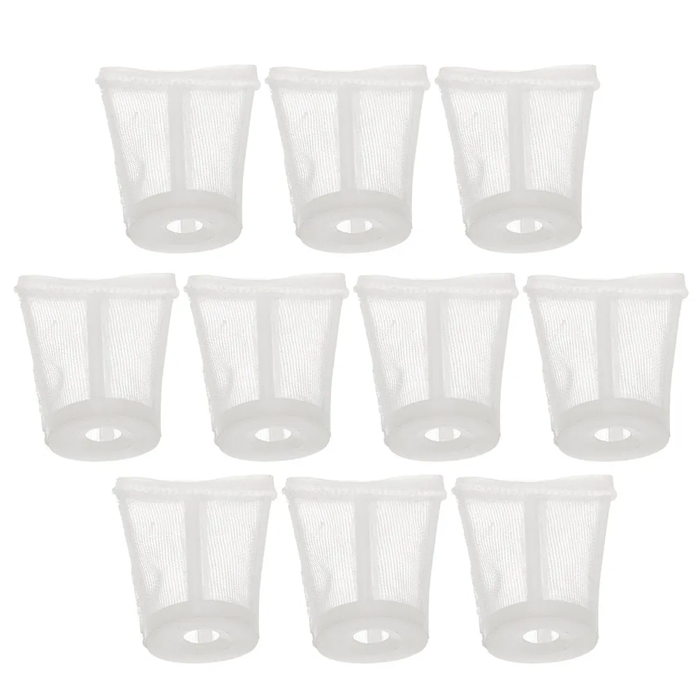 10Pcs Car Washing Sprayer Filter Mesh 120 Mesh Fine Screen Filter Replacement for Paint Sprayer Lower Pot High Filtration