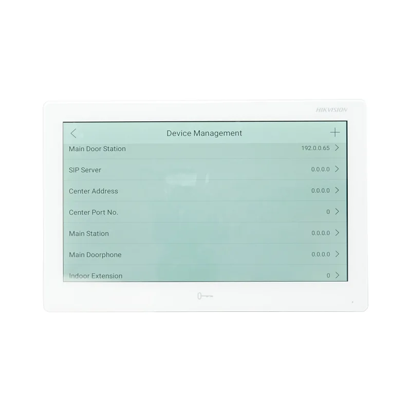 HIKVISION International Version 10 inch DS-KH9510-WTE1(B) Indoor Monitor, 802.3af POE, App Hik-Connect, WiFi, Video Intercom