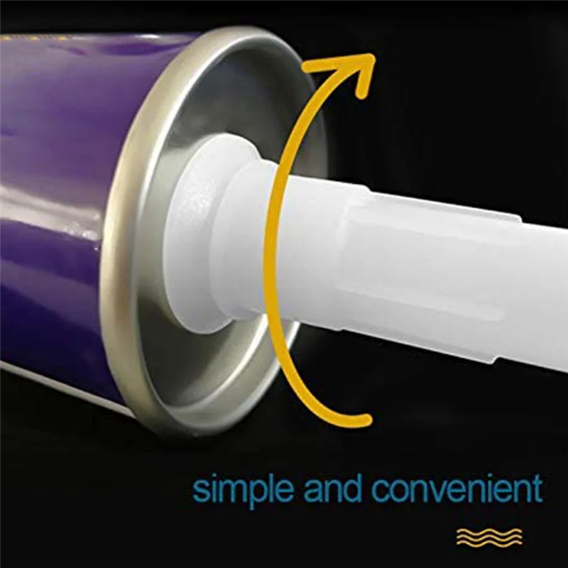 LUWEI 100 قطعة من فوهات السد البلاستيكية أداة تمديد فوهة السد لأداة توزيع فوهات السد، سهلة الاستخدام، بيضاء #3