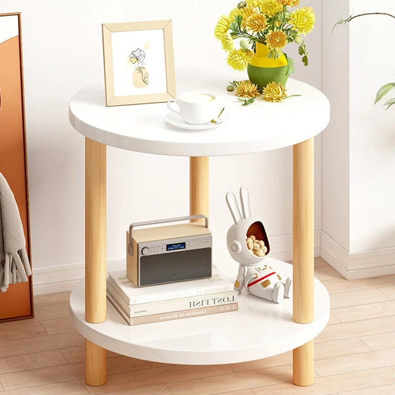 Japanese Simple Side Table Wood Round Writing Unique Service Dinner Coffee Table Standing Kaffee Tische Lounge Suite Furniture