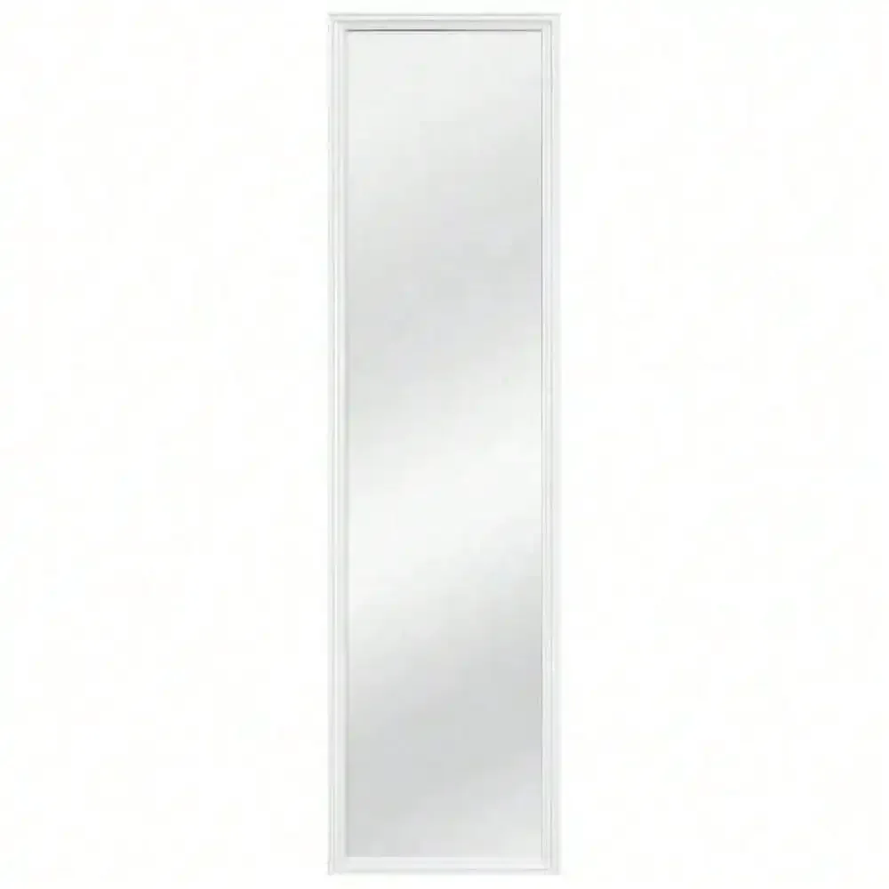 White Over-Door Mirror 2