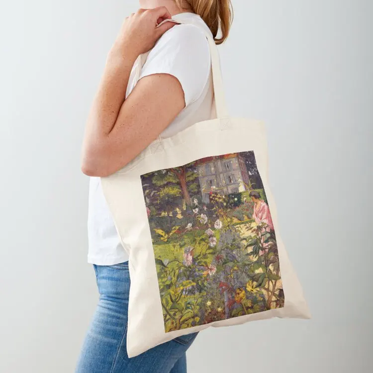 édouard Vuillard - Garden at Vaucresson Tote Bag tote bag men Lady bags great bag Canvas shoulder