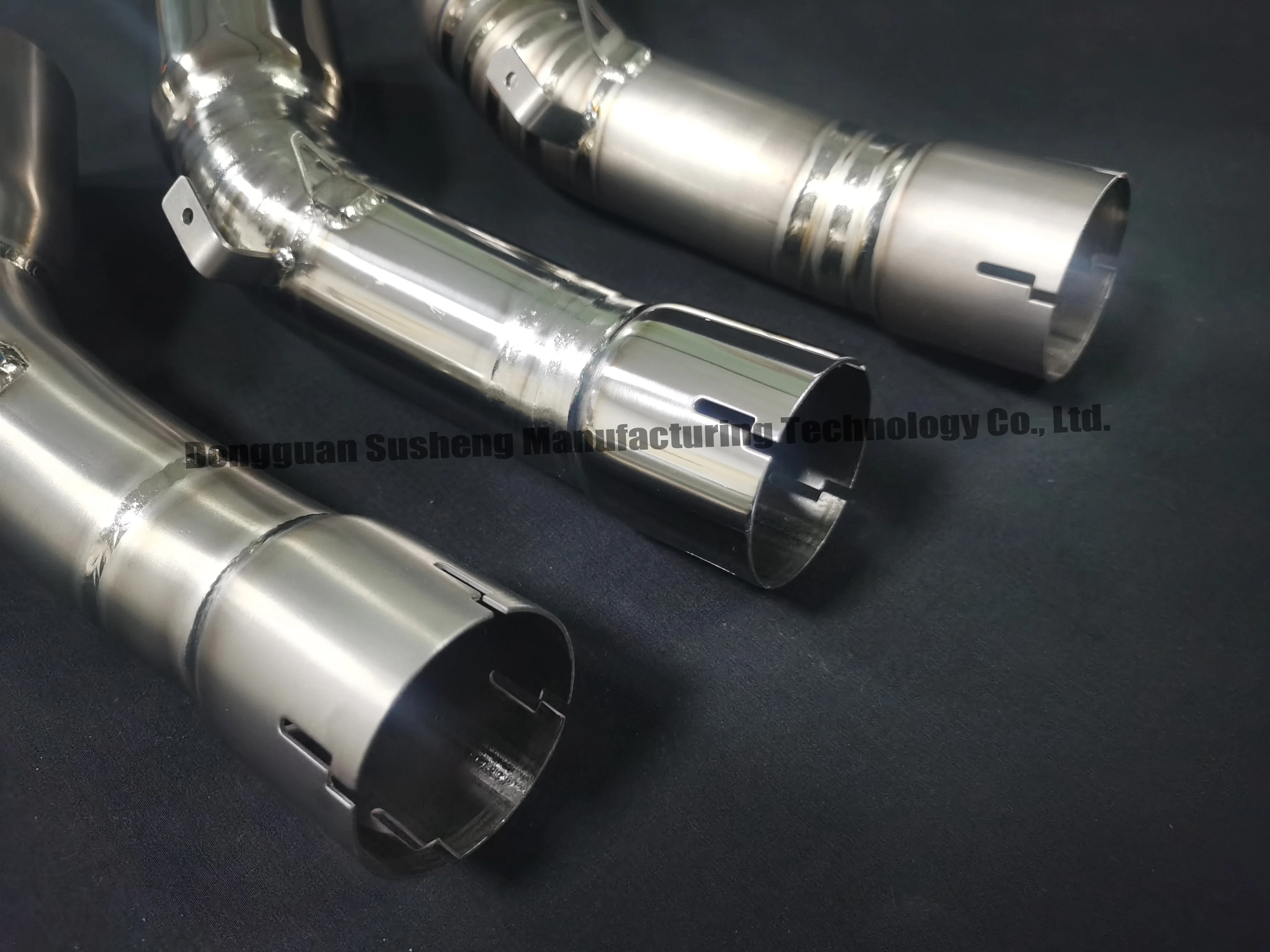 Motorcycle exhaust system Du*cati Kaw*asaki Ya*maha titanium alloy and 304 stainless steel exhaust pipe