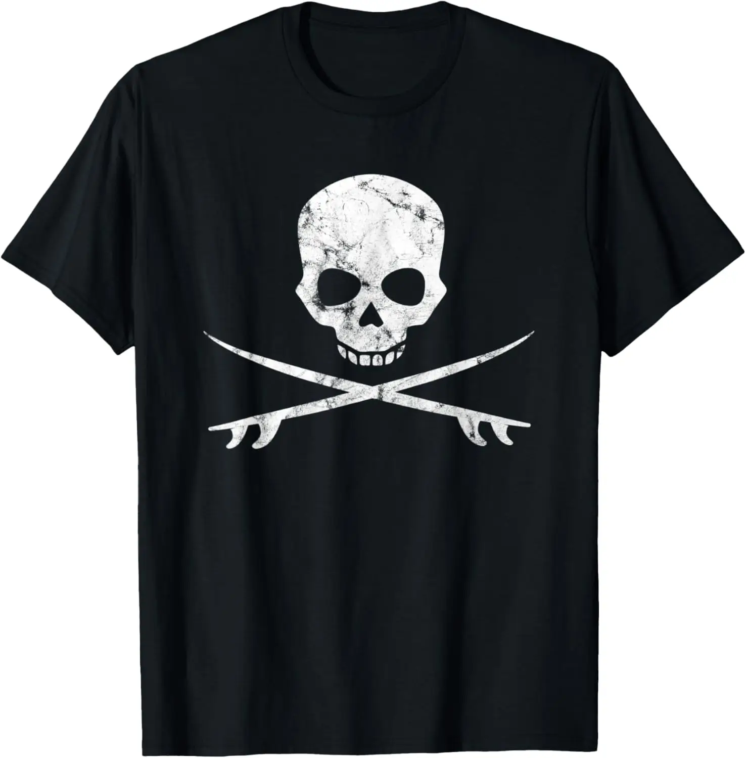 

Винтажная футболка Skull & Surfboard surf