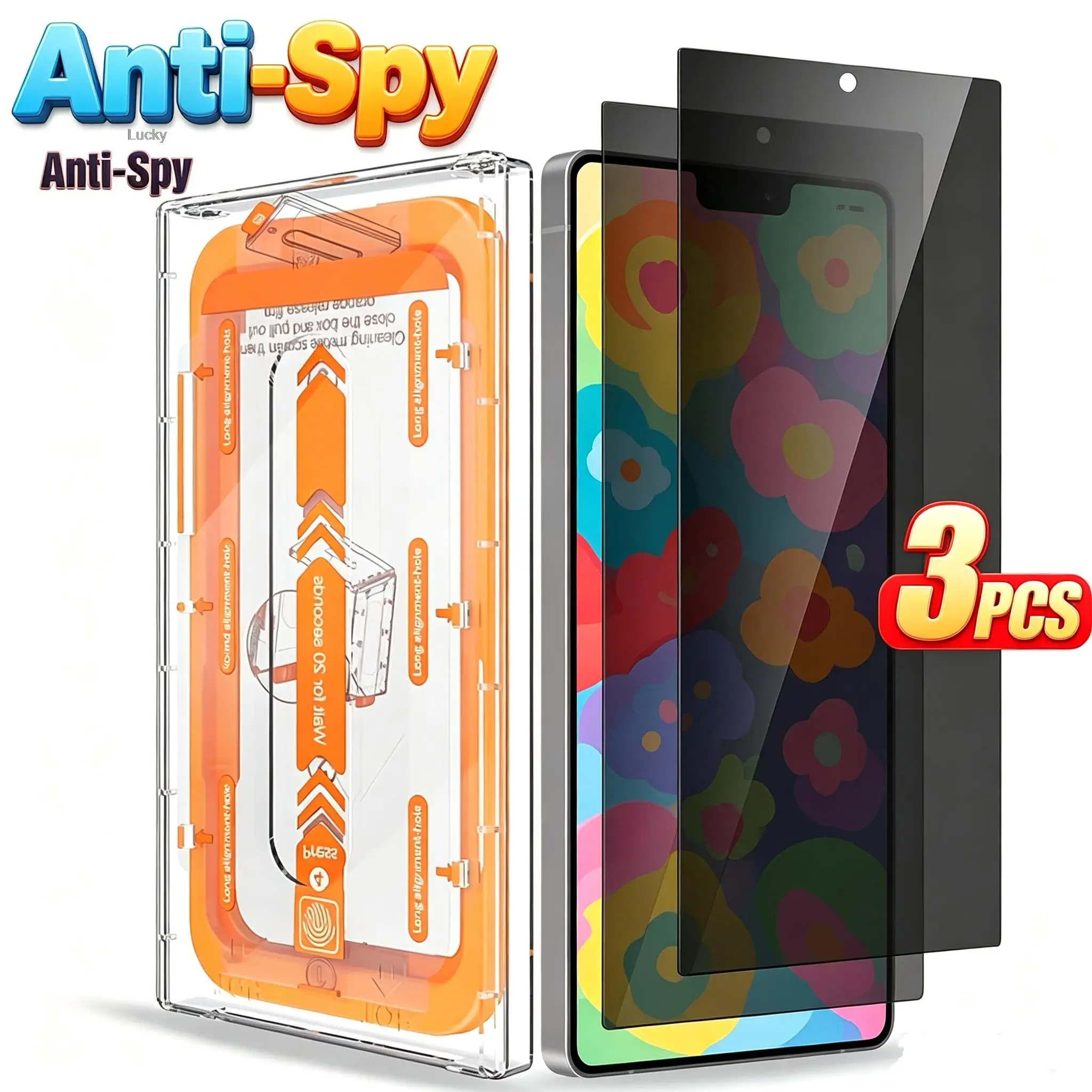 1-3PCS  9H Shatter Resistant Anti Peep Glass Film For Samsung A57 A56 A55 A35 A36 A16 A17 A26 A24 A15 A14 A71 A72 Screen Guard