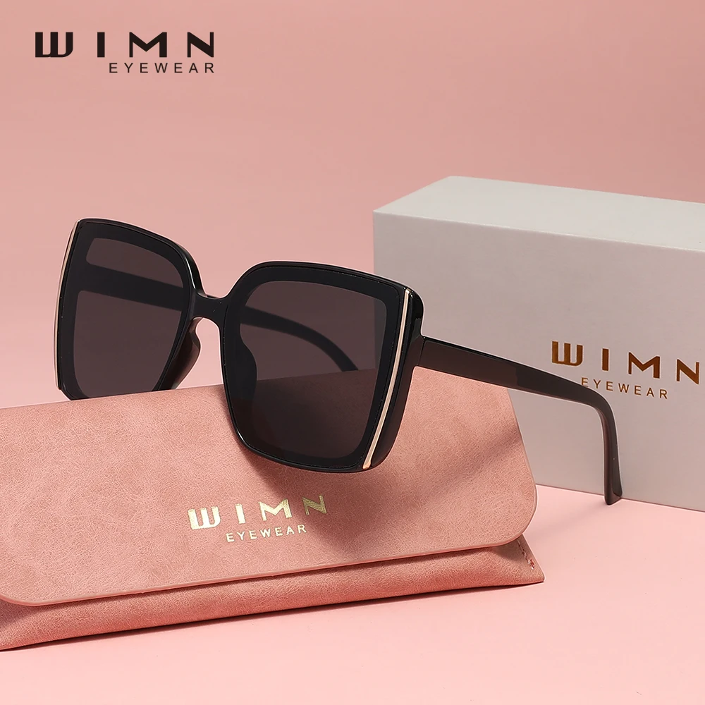 

WIMN 2025 New Polarized Sunglasses Woman Sun Shades for Lady Big Frame Sun Glasses for Ladies Casual Activities Decoration