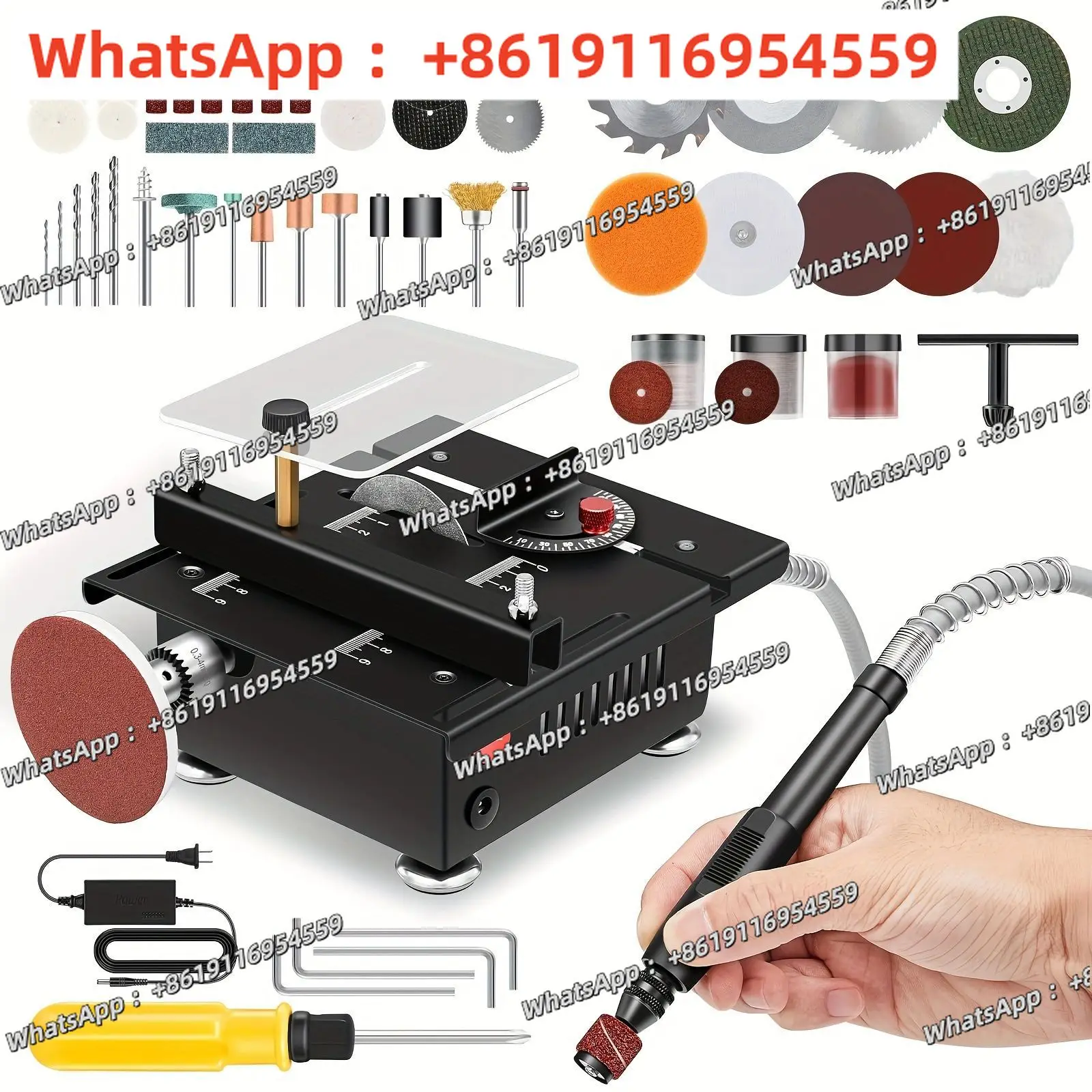 

Angle miniature table saw 2 inch alloy small table cutting machine table saw angle