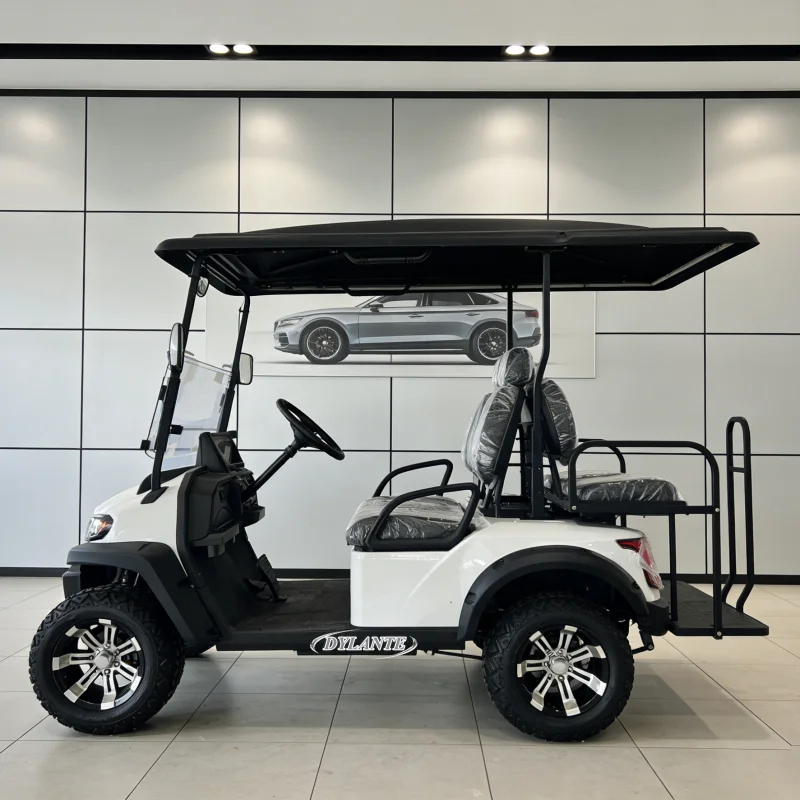 China Supplier Wholesales High Quality Electric Golf Cart 4 Seats 48V/5kw Battery Powered Golf Cart Classic Model