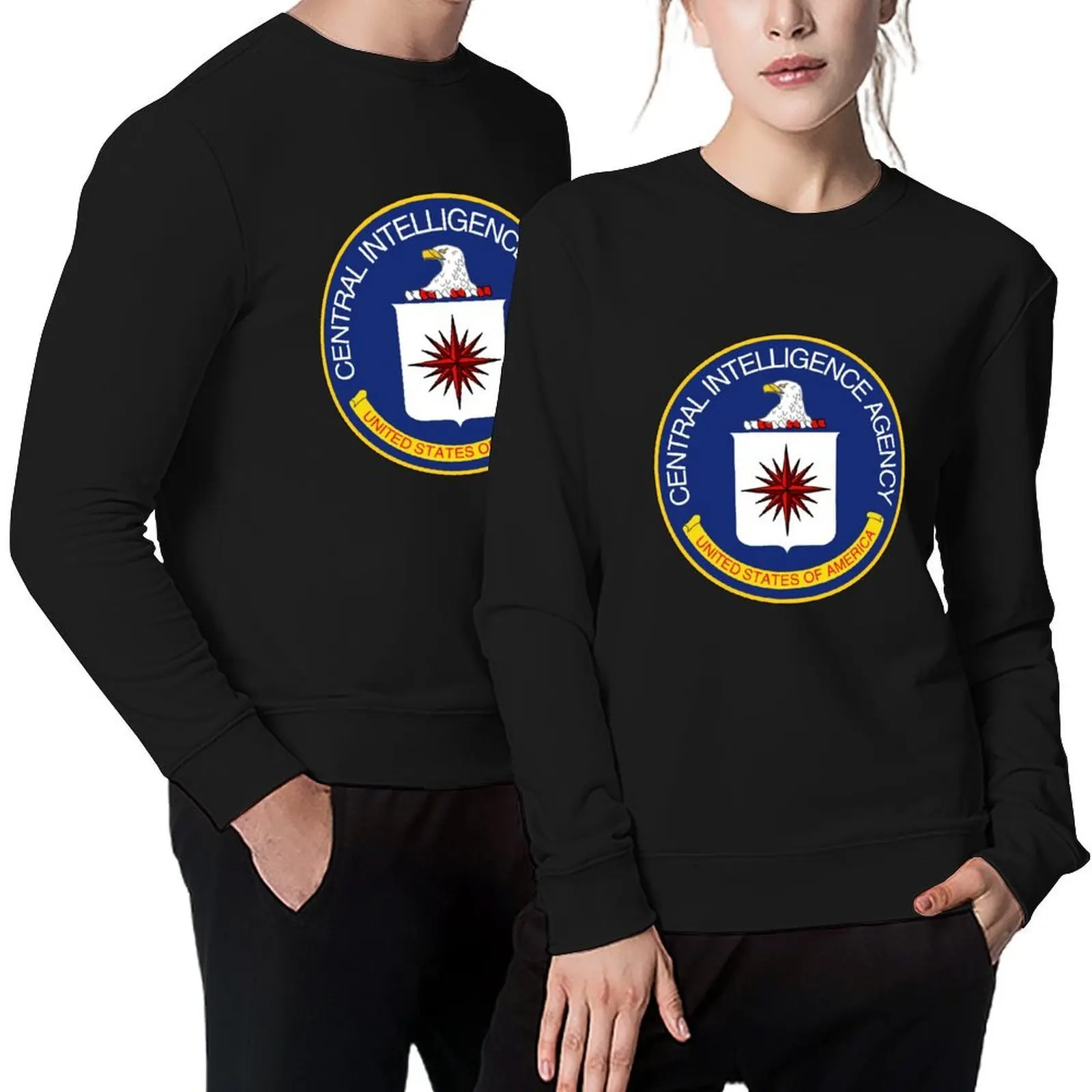 

CIA Central Intelligence Agency Logo T-Shirt Pullover anime clothes graphic t shirts men anime clothing oversize sweatshirts