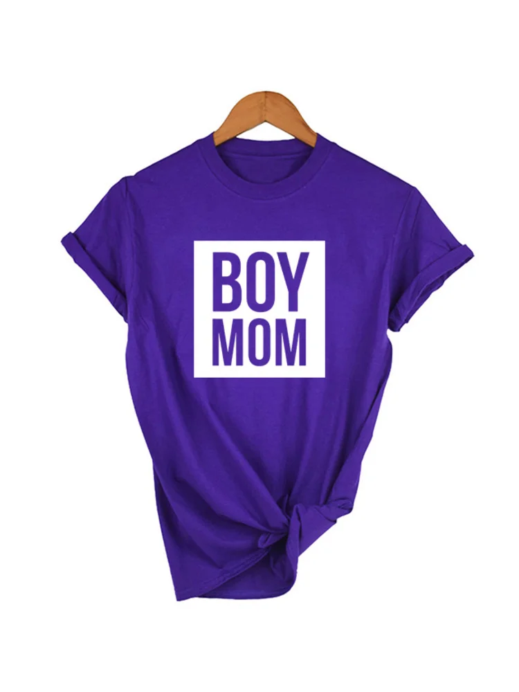 Jongen Mama T-shirts Grappige Moeder Leven Vrouwen Tops Tee Moederdag Vrouwelijke T-shirt Brief Print T-shirt Zomer Korte Mouw Casual Shirt