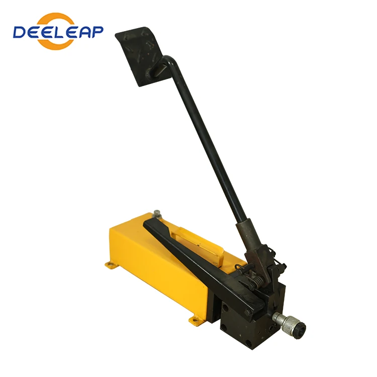 Hot Sale Deeleap PMS-1F Manual Foot Pedal Hydraulic Pump with Step for Lifting/Pushing/Pulling Applications 11kg 1 Year Warranty