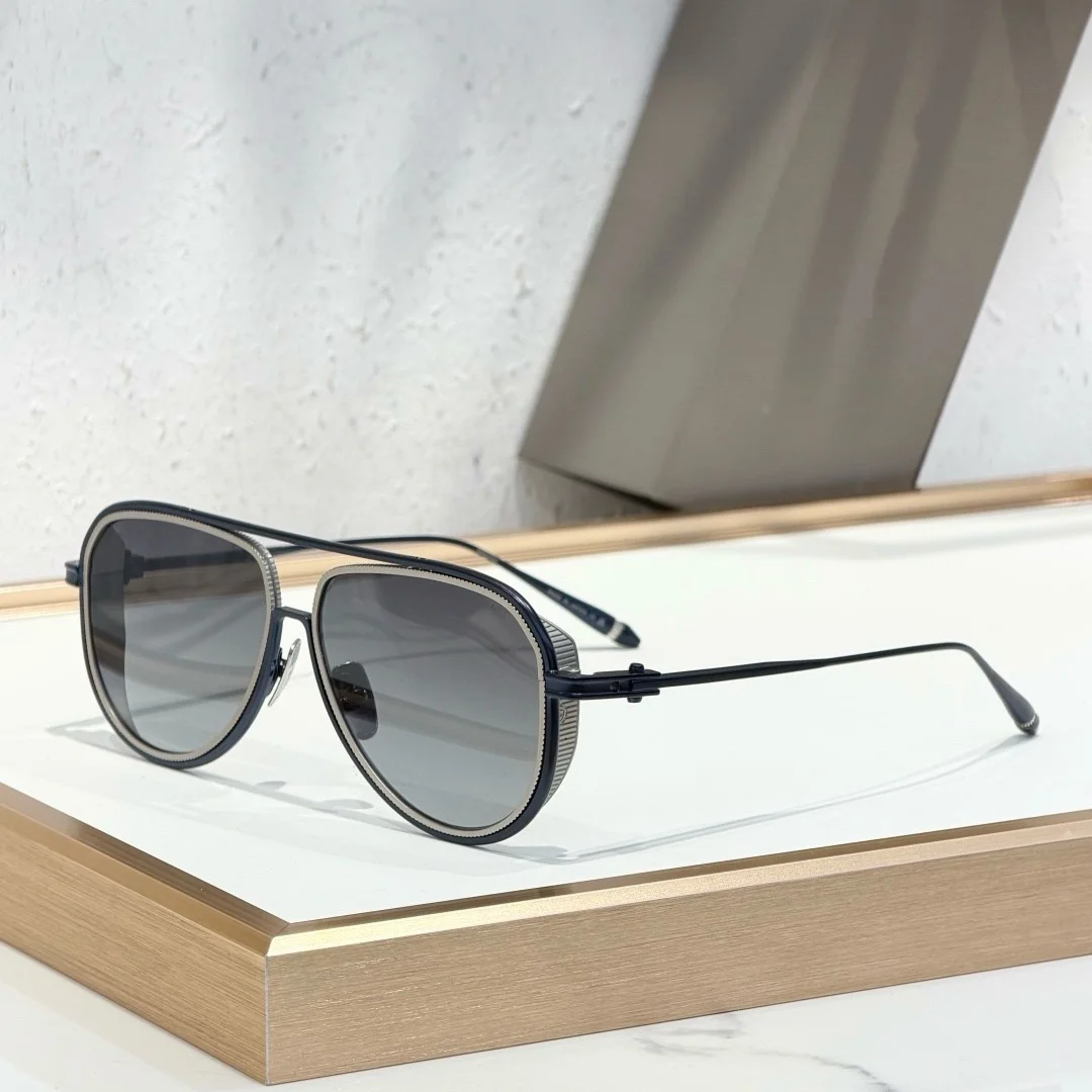 

DTS188 Pilot Alloy High Brand Handcrafted Popular Lunette Soleil Femme Trendy Designer Luxury Men Sunglasses