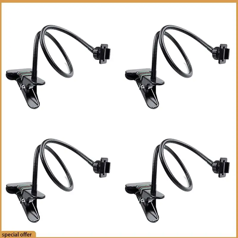A68Z 4X Webcam Stand 25 Inch Flexible Desk Mount Clamp Gooseneck Stand For Logitech Webcam C930E,C930,C920, C922X,C922, C925E