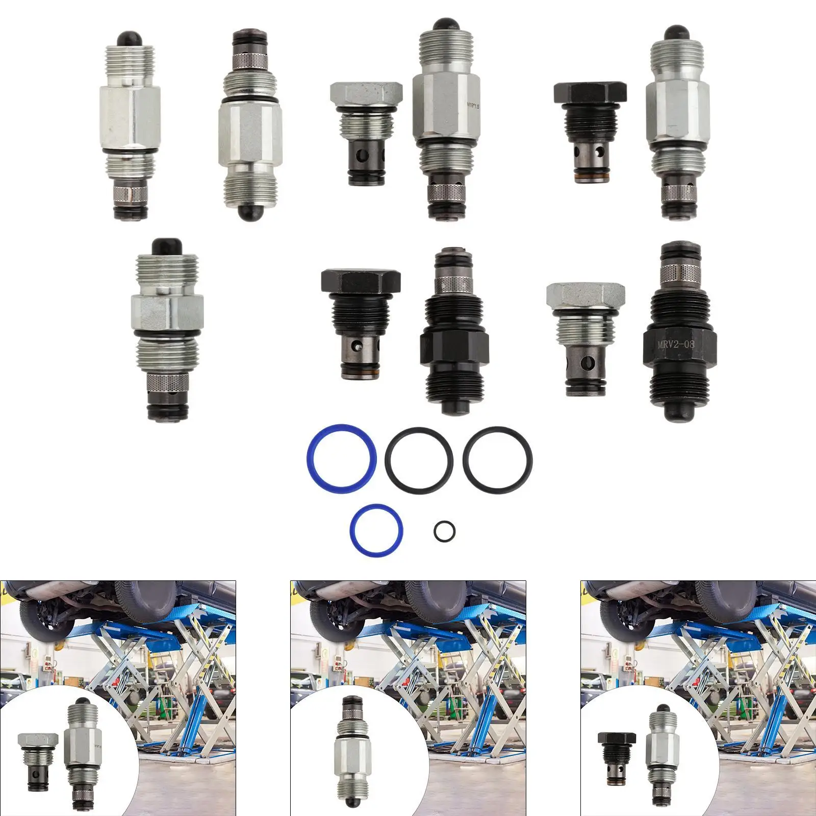 Check Valve Oil Return Valve Auto Lift Repair Parts Portable Unloading Valve