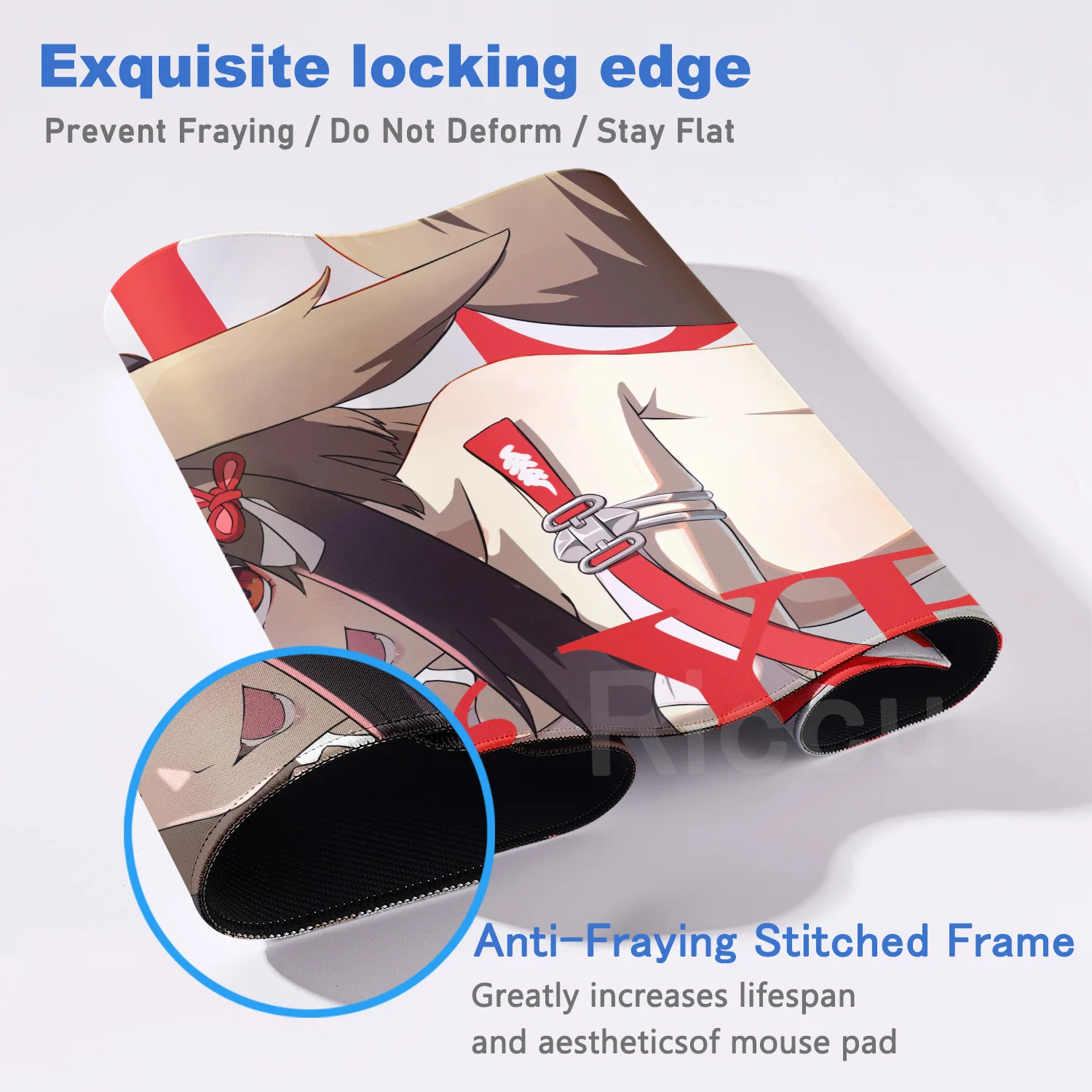 XXL PC هنتاي Zenless Zone Zero Ye Shunguang HD ماوس الوسادة ZZZ لعبة حصيرة مكتبية كبيرة Kawaii أنيمي فتاة ماوس ملحقات الألعاب #4