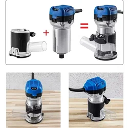 Plunge Router Base Dust Cover Wood Milling Cutter Base Trimming Machine Wooden Milling Stand For Slotting Power Tool Accessories