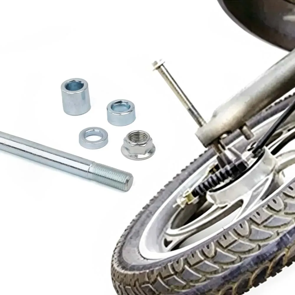 Front/Rear Axle 12mm 180/185/190/200/205/220/230/245/250/255/270/290/310/330mm Axle with Bushing Fit Pit Pro Dirt Bike Scooter