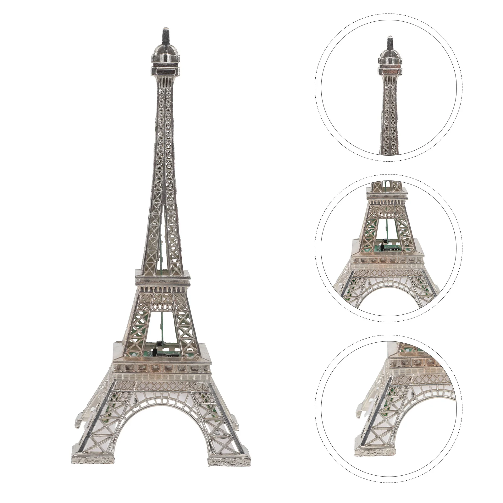 

Eiffel Tower Home Desktop Ornament Decor Globe for Children Decoration Creative Metal Model Unique Accessories Craft