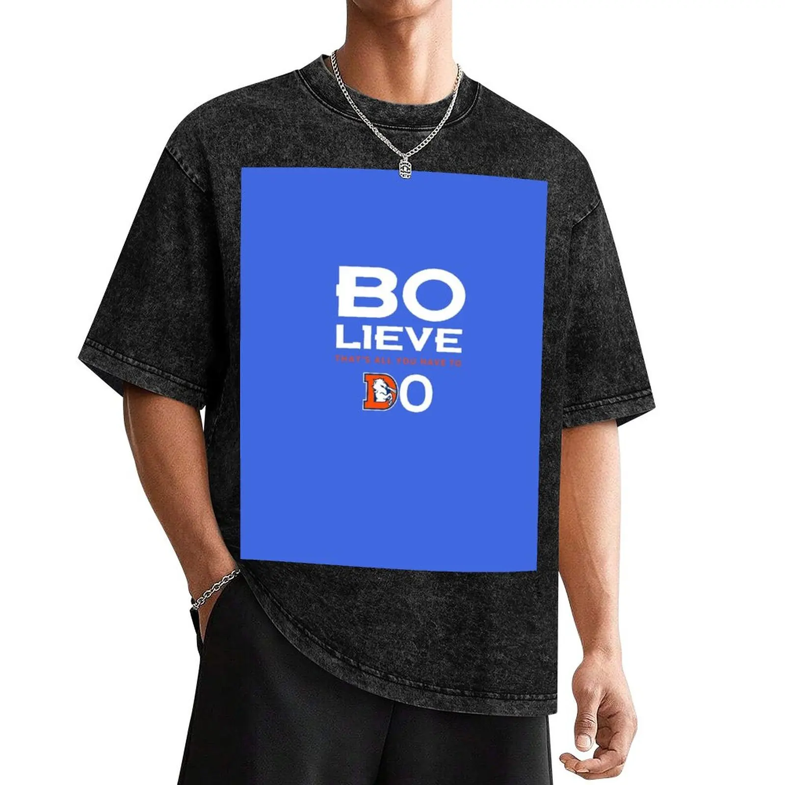 Bo Nix Denver Broncos Football Team BO-LIEVE T-Shirt graphic t shirts hippie clothes Anime t-shirt t shirt men