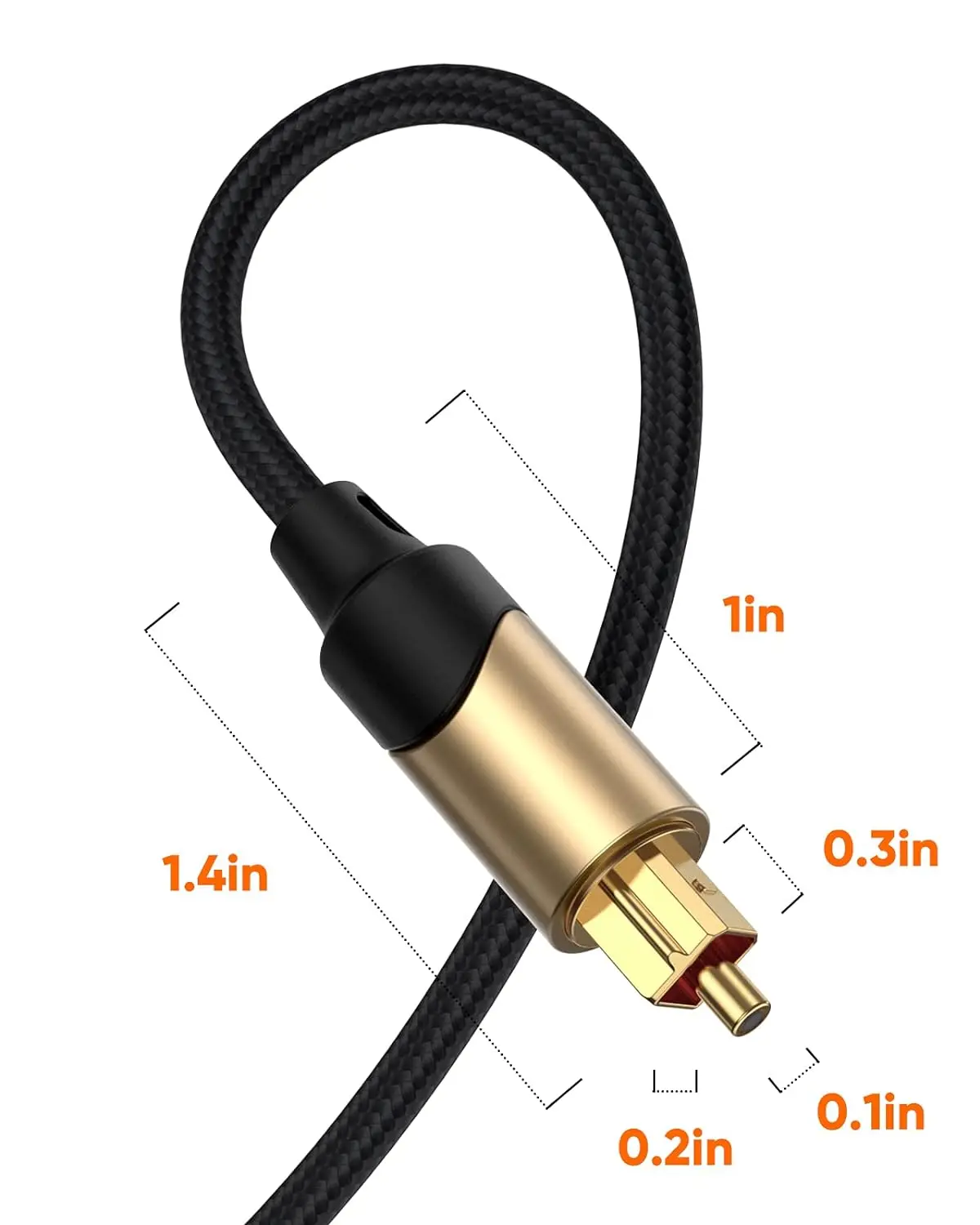 Cyfrowy optyczny kabel audio 3M 5.1CH HIFI Toslink SPDIF Cyfrowy koncentryczny kabel audio w oplocie do wzmacniaczy Apple TV PS4