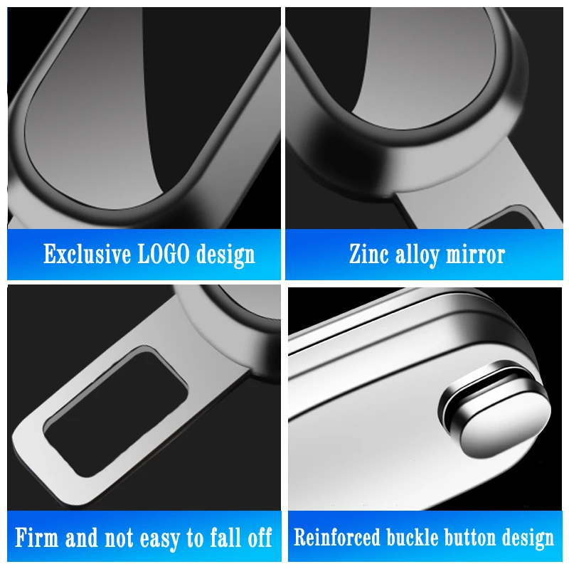 1/2PCS Car Seat Belt Clip Extender Safety Belt Cover Seat Belt Padding For Dongfeng DFM AX7 H30 S30 DFSK SX5 SX6 AX4 P11 - view 4