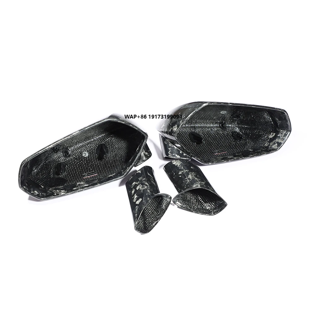 

Forged Carbon Mirrors For Aventador Lp700 Lp720 2012+ Exterior Mirror Cover Rearview Sider Mirror caps