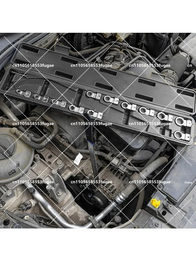 15ピース拡張e型ソケットレンチセット-12-19mm補助タイミングベルトテンショナー-自動車工具セット