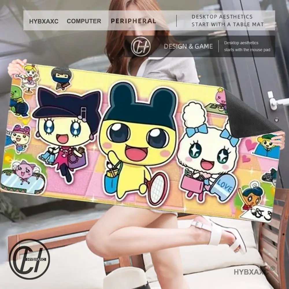Lovable tamasearch mametchi kuchipatchi milktchi Mouse Pad Cute HD Desk Pad Extended Gaming Keyboard Mats Large 90x40cm XXL