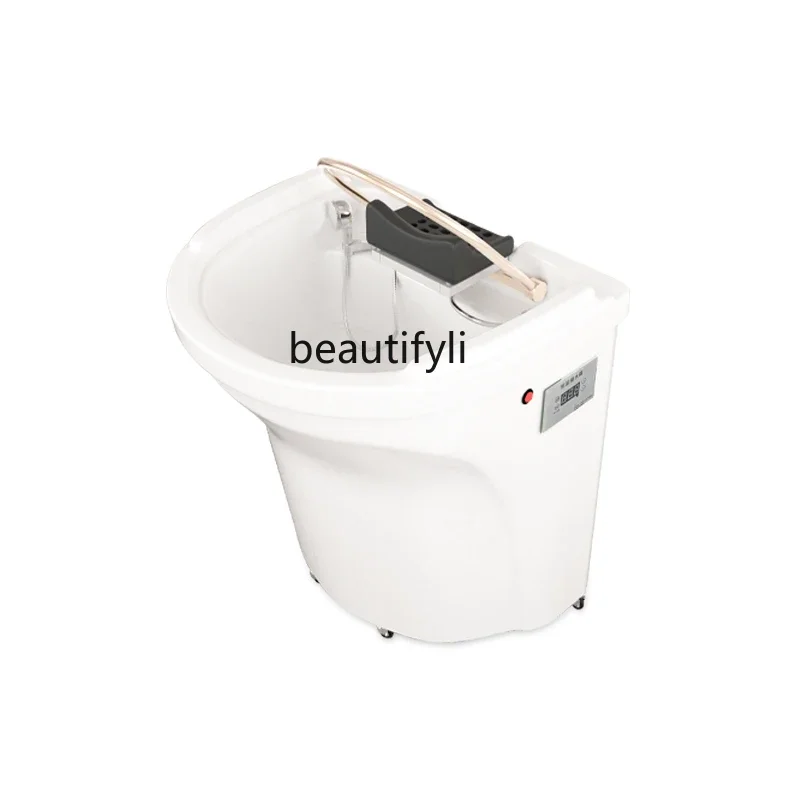 

New Mobile Shampoo Basin Water-Free Constant Temperature Fumigation Water Circulation Bed Beauty Salon